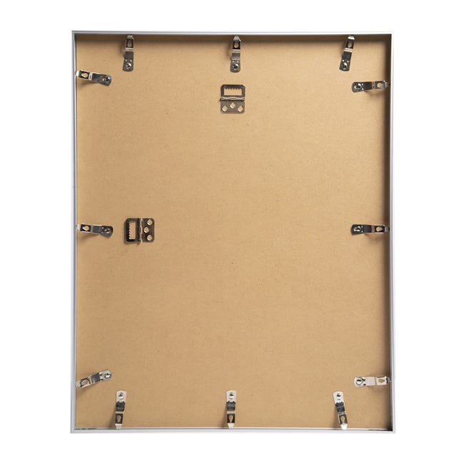 Ramka na zdjęcie Design 40 x 50 cm srebrna aluminiowa Inspire