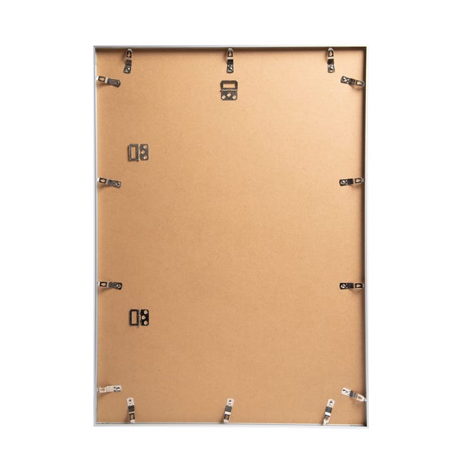 Ramka na zdjęcie Design 50 x 70 cm srebrna aluminiowa Inspire