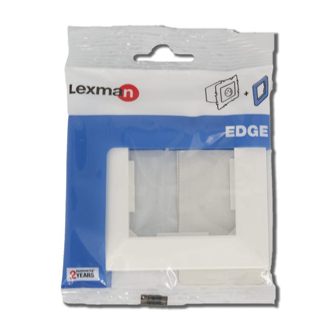 Ramka pojedyncza EDGE biały LEXMAN