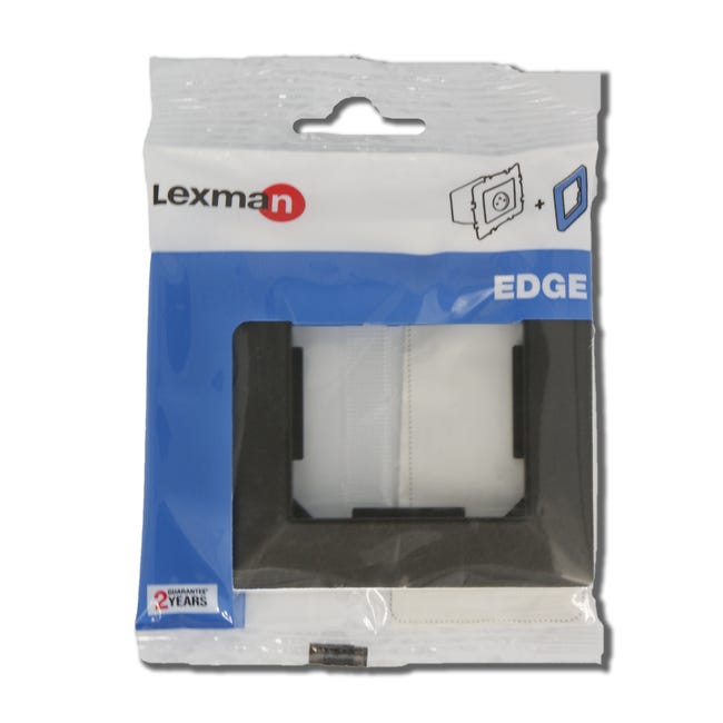Ramka pojedyncza EDGE czarny LEXMAN