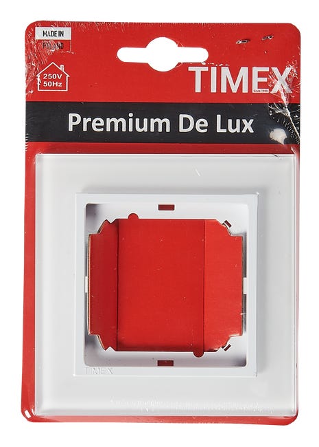 Ramka pojedyńcza PRESTIGE Białe szkło TIMEX