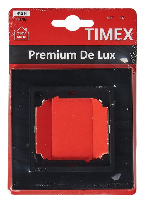 Ramka pojedyńcza PRESTIGE Czarne szkło TIMEX