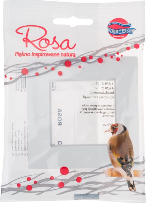 Ramka pojedyńcza ROSA Biały POLMARK
