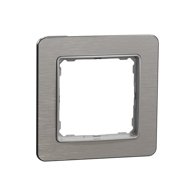 Ramka pojedyńcza aluminium szkło SEDNA DESIGN SCHNEIDER ELECTRIC