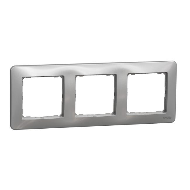 Ramka potrójna aluminum SEDNA DESIGN SCHNEIDER ELECTRIC