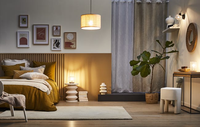 Reflektor Pecan czarno-beżowy E14 Inspire