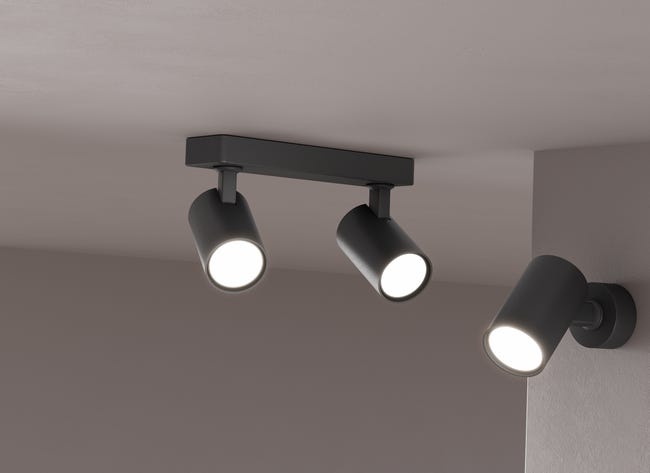 Reflektor Snow czarny GU10 Light Prestige