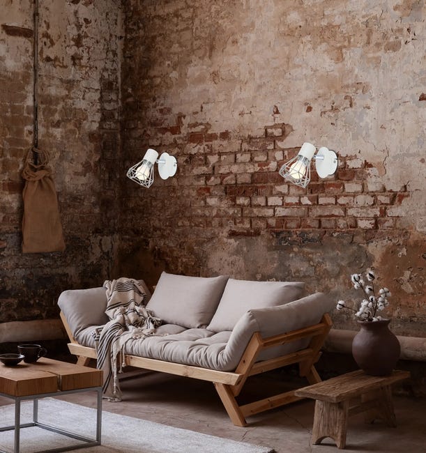 Reflektor Verve biało-srebrny E14 Candellux