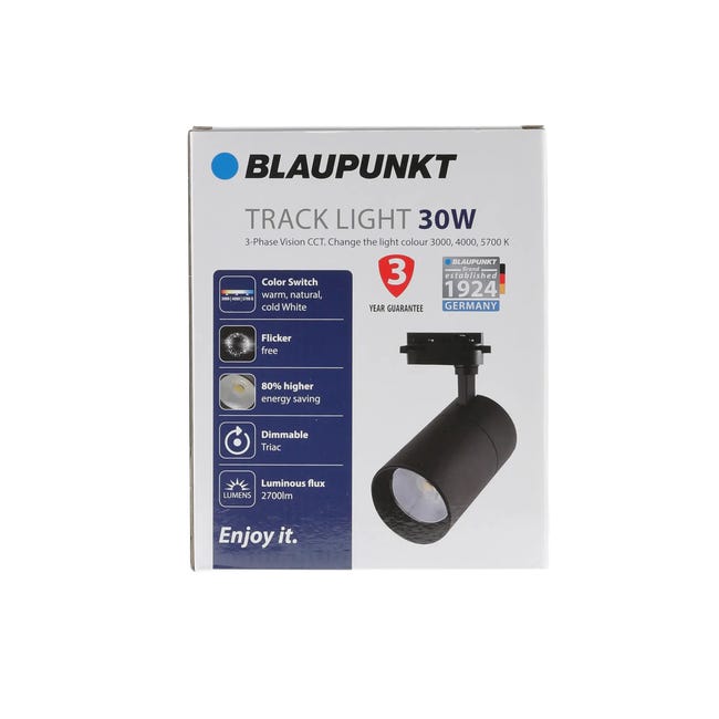 Reflektor Vision czarny LED Blaupunkt