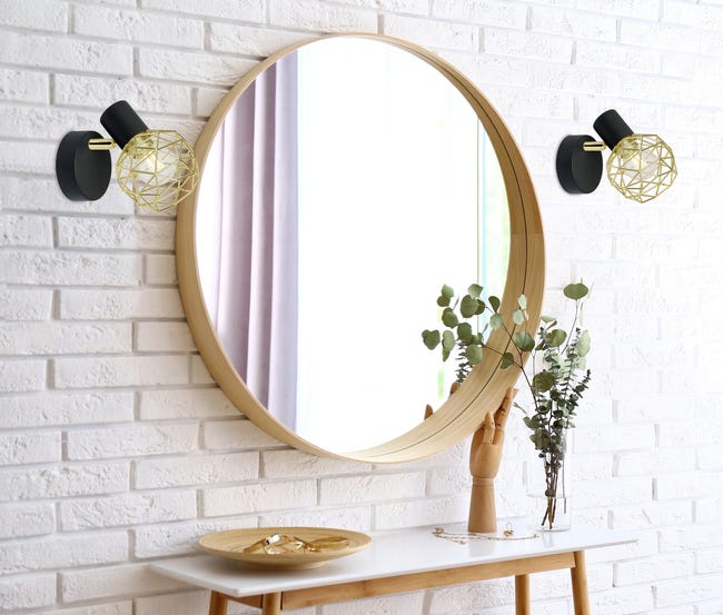 Reflektorek ACROBAT czarno-złoty E14 CANDELLUX
