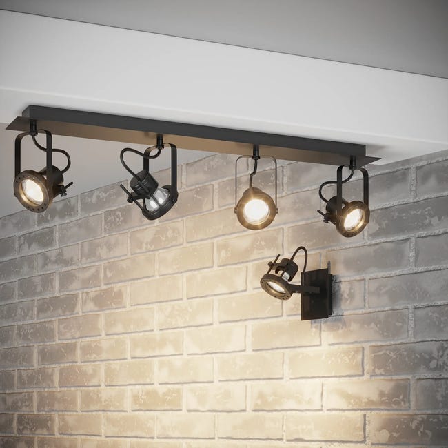 Reflektorek TECHNIC czarny mat GU10 INSPIRE