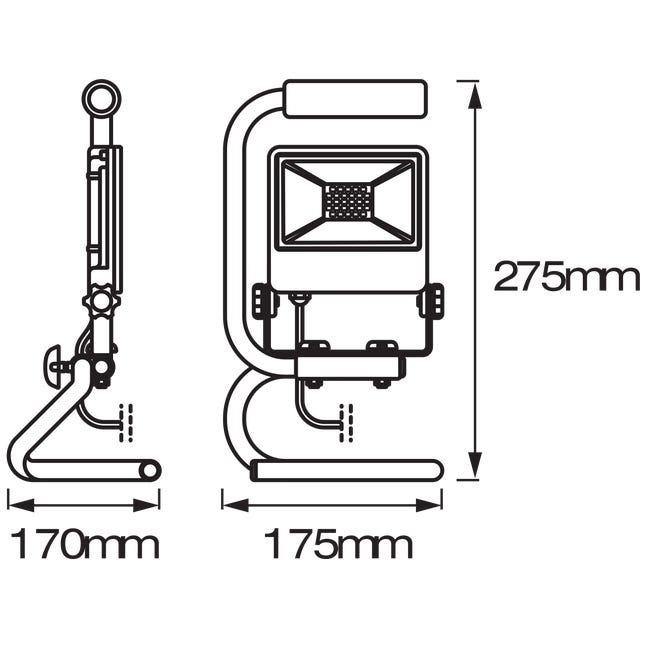 Reflektorek WORKLIGHT przenośny IP65 4000 K LED OSRAM