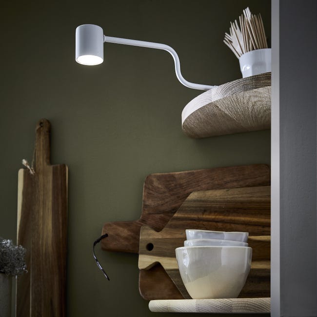 Reflektorek meblowy Hubi biały LED Inspire