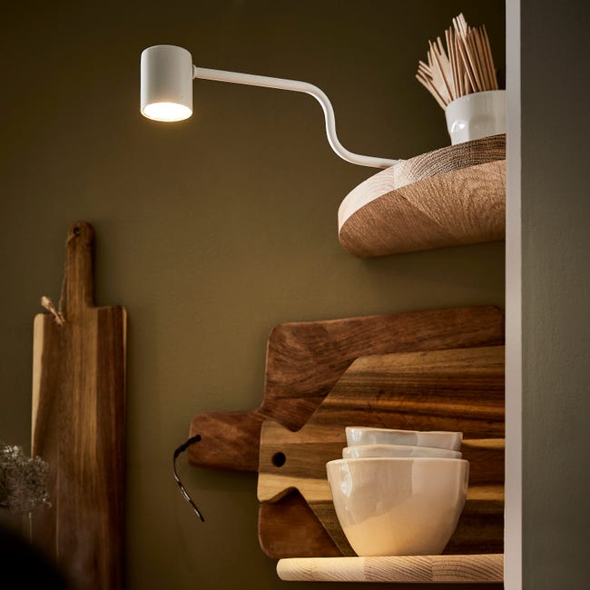Reflektorek meblowy Hubi biały LED Inspire