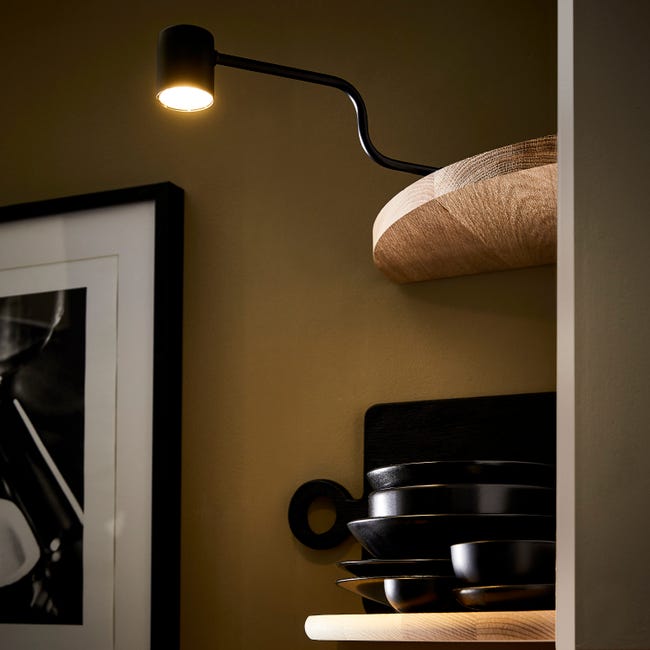 Reflektorek meblowy Hubi czarny LED Inspire