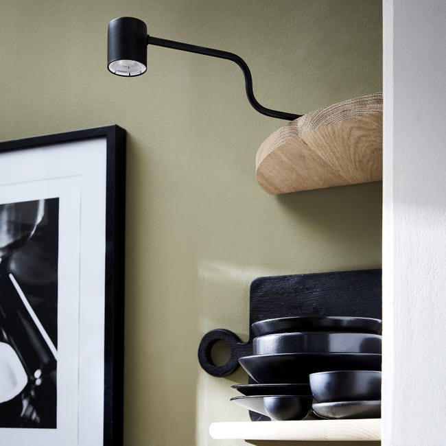 Reflektorek meblowy Hubi czarny LED Inspire