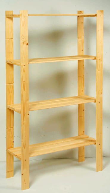 Regał drewniany piwniczny 149 x 75 x 29 cm