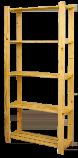 Regał drewniany piwniczny 170 x 80 x 30 cm