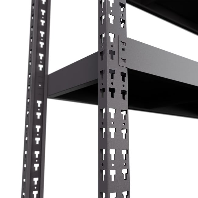 Regał metalowy 500 kg 180 x 160 x 60 cm 4P Metalkas