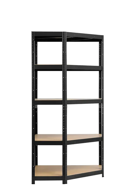 Regał metalowy narożny 175 kg 180 x 80 x 80 x 40 cm 5P Metalkas