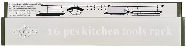 Reling kuchenny zestaw 16 el. MX4543BL Berossi