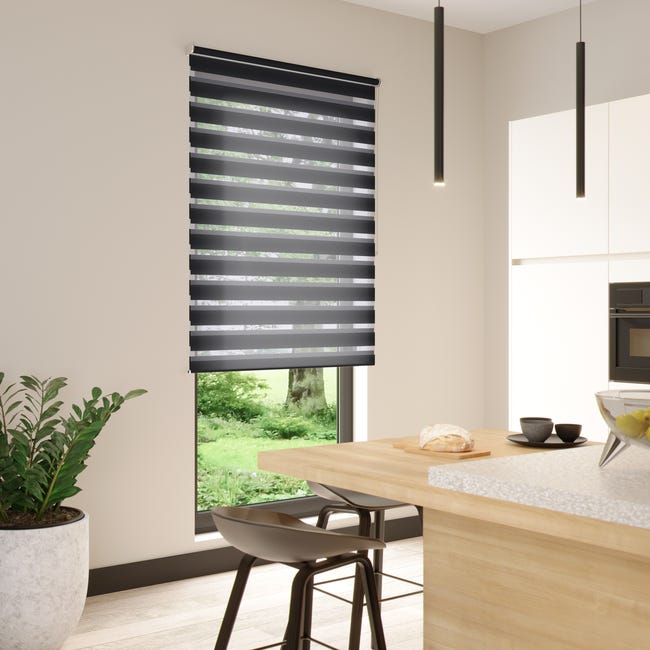 Roleta dzień noc Bolero 37-40 x 190 cm antracyt Inspire
