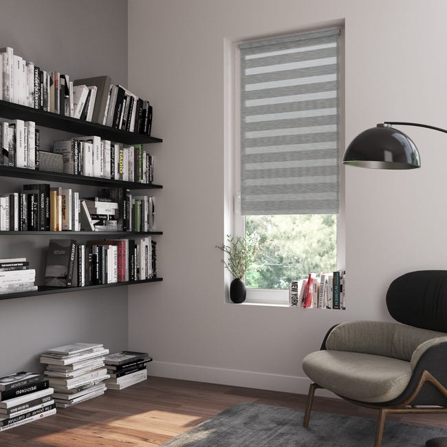 Roleta dzień noc Moscou 68 x 230 cm szara Inspire