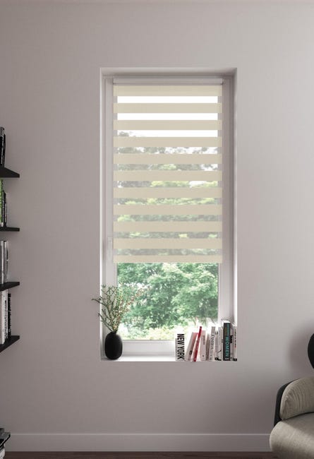 Roleta dzień noc Moscou 80 x 160 cm beżowa Inspire