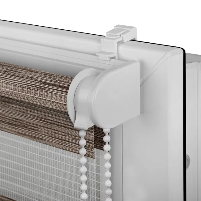 Roleta dzień noc Naturale Click 68.5 x 140 cm brązowa