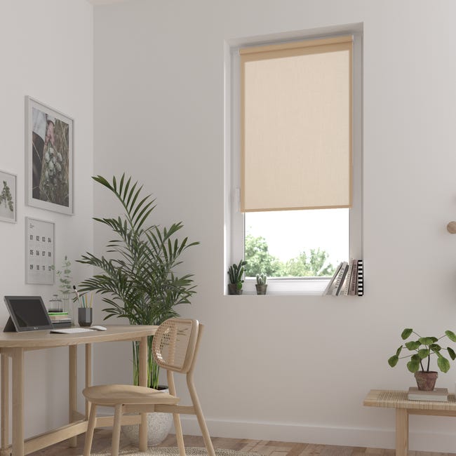 Roleta okienna Albery beżowa 83 x 220 cm Inspire