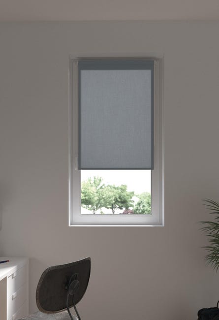 Roleta okienna Albery ciemnoszara 52 x 160 cm Inspire