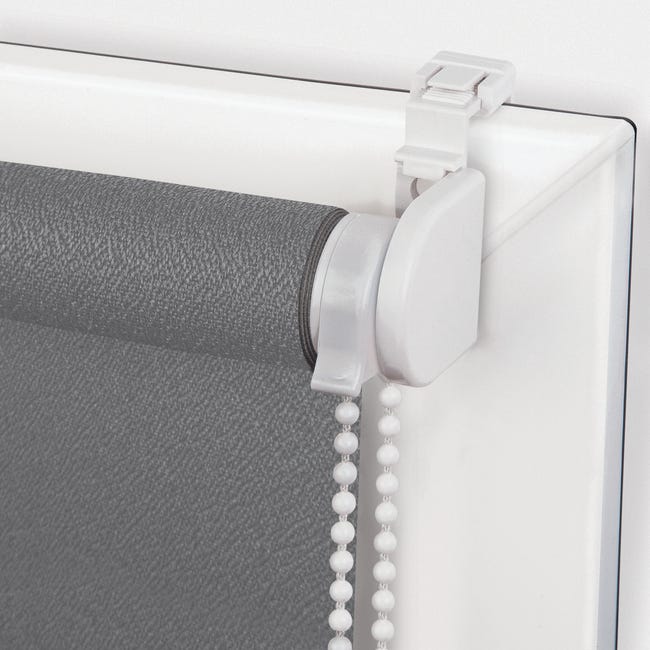 Roleta okienna Albery ciemnoszara 90 x 160 cm Inspire