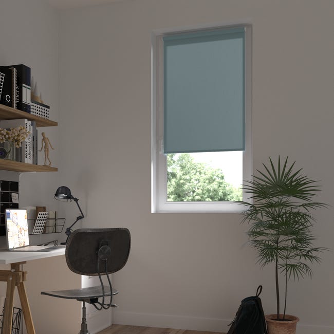 Roleta okienna Albery niebieska 68 x 220 cm Inspire