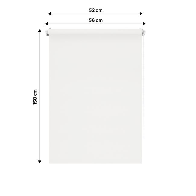 Roleta okienna Roma 52 x 150 cm biała