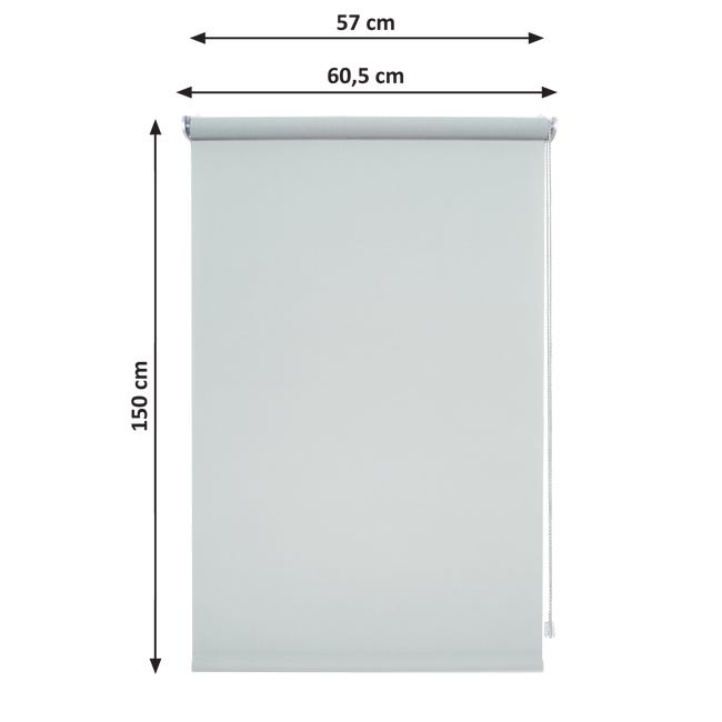 Roleta okienna Sydney jasnoszara 57 x 150 cm Inspire