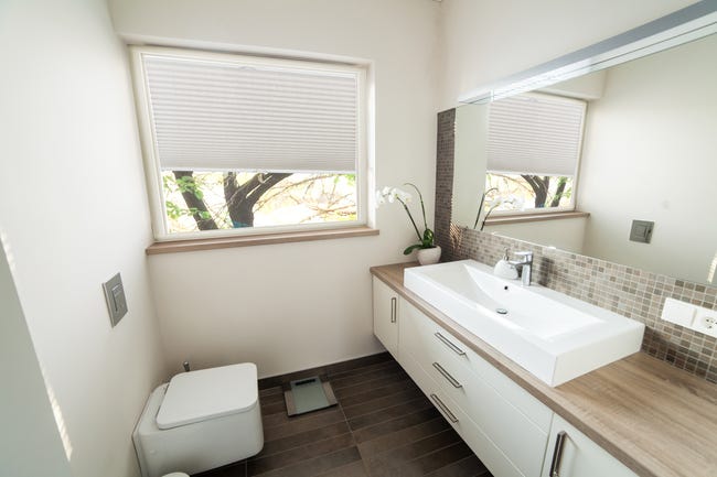 Roleta plisowana 80 x 150 cm biała Inspire