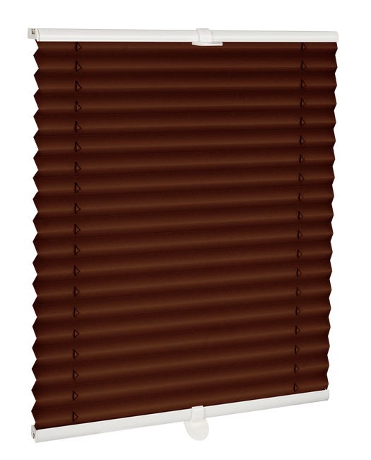 Roleta plisowana 80 x 150 cm brązowa Inspire
