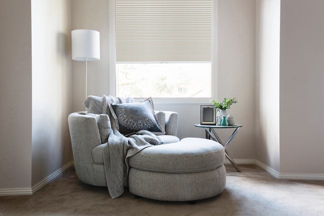 Roleta plisowana Basic 1002 Platyna 78 x 140 cm jasnoszara