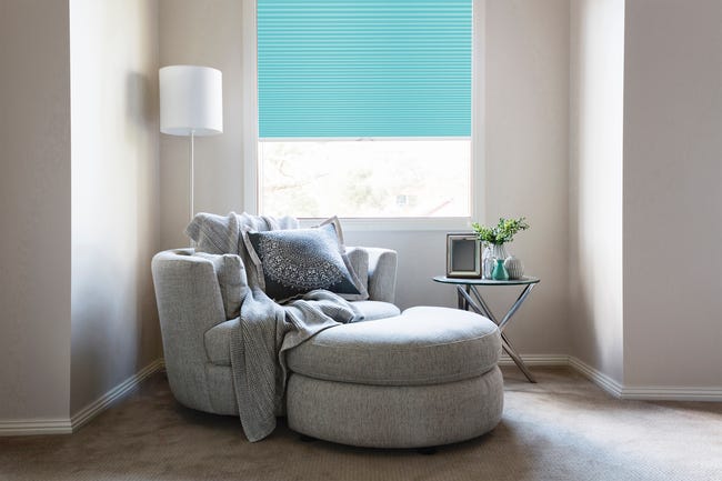 Roleta plisowana Basic 1015 Turkus 42 x 120 cm