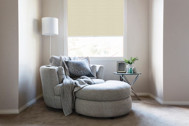 Roleta plisowana Metallic Perłowy 112 x 220 cm z połyskiem