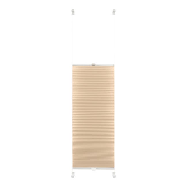 Roleta plisowana Plaster Miodu Bawełna 120 x 120 cm beżowa