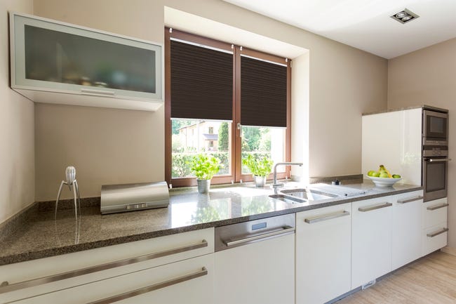 Roleta plisowana Plaster Miodu Onyx 82 x 120 cm antracyt