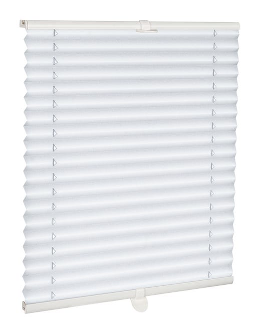 Roleta plisowana zaciemniająca 72.5 x 150 cm biała termoizolacyjna Inspire