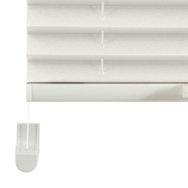 Roleta plisowana zaciemniająca Śnieżnobiały 62 x 140 cm termoizolacyjna