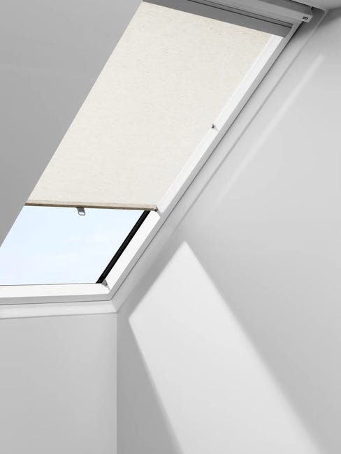 Roleta przyciemniająca do okna dachowego RHL M00 1086 Beżowa 78 x 160 cm Velux
