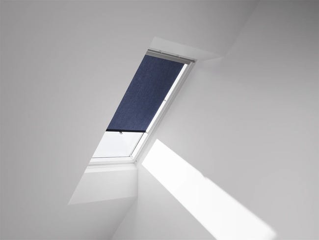 Roleta przyciemniająca do okna dachowego RHL M00 9050 Granatowa 78 x 160 cm Velux