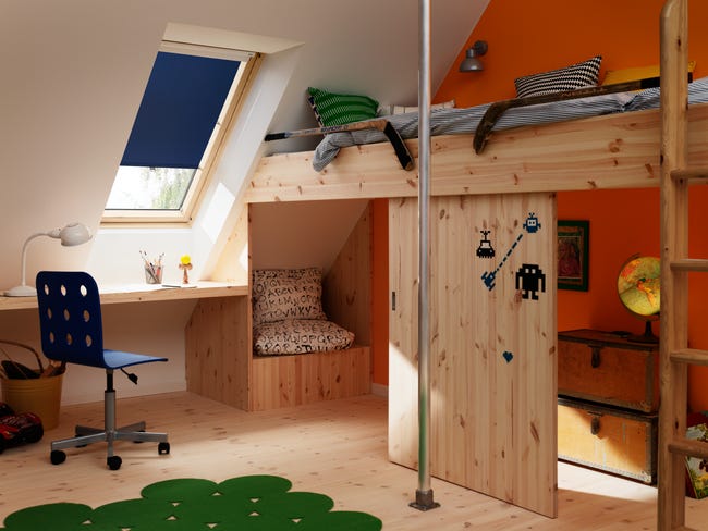 Roleta przyciemniająca do okna dachowego RHZ MK00 4212 Granatowa 78 x 160 cm Velux
