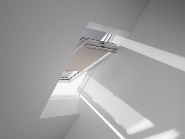 Roleta przyciemniająca do okna dachowego RHZ MK00 4219 Beżowa 78 x 160 cm Velux