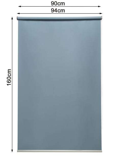 Roleta zaciemniająca Belem 90 x 160 cm niebieska Inspire