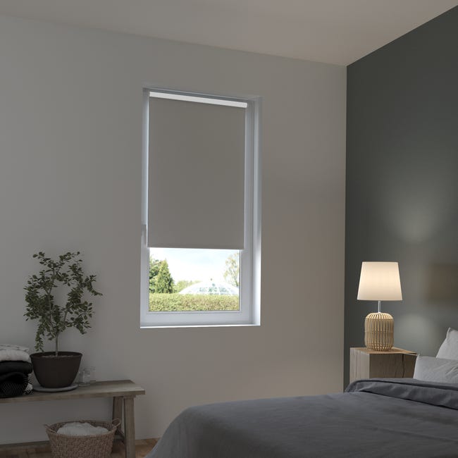 Roleta zaciemniająca Santos 43 x 160 cm szara Inspire